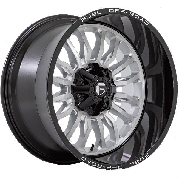 D798 20X10 8X180 SLVR-BRSH BLK-LP -