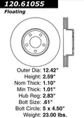 StopTech Drilled Sport Brake Rotor