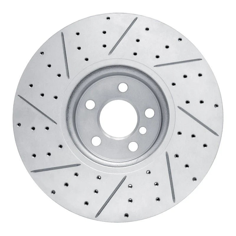 DFC 16-26 BMW 530I Left Front Drilled & Slotted Geoperformance Rotor