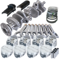 Eagle Chevy 350 3.750in Crank 5.700in H-Beam -18cc 4.030in Pistons Rotating Assembly