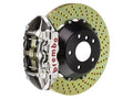 Brembo 10-15 Camaro SS/V6 Camaro ZL1 Rear GTR BBK 4 Piston Billet 380x28 2pc Rotor Drilled- Nickel