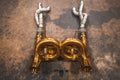 Lamborghini SVJ Gold Exhaust FF Pipes