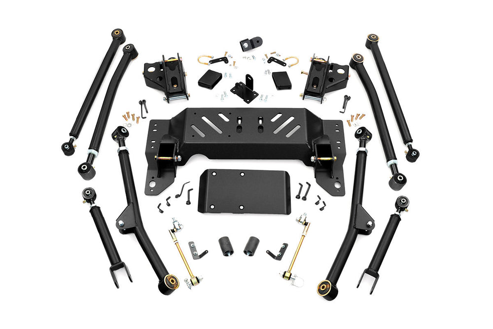 1x 1905BOX6 1x 1905BOX3 1x 1905BOX1 1x 1905BOX5 Long Arm Upgrade Kit 4 Inch Lift Jeep Grand Cherokee ZJ (93-98)