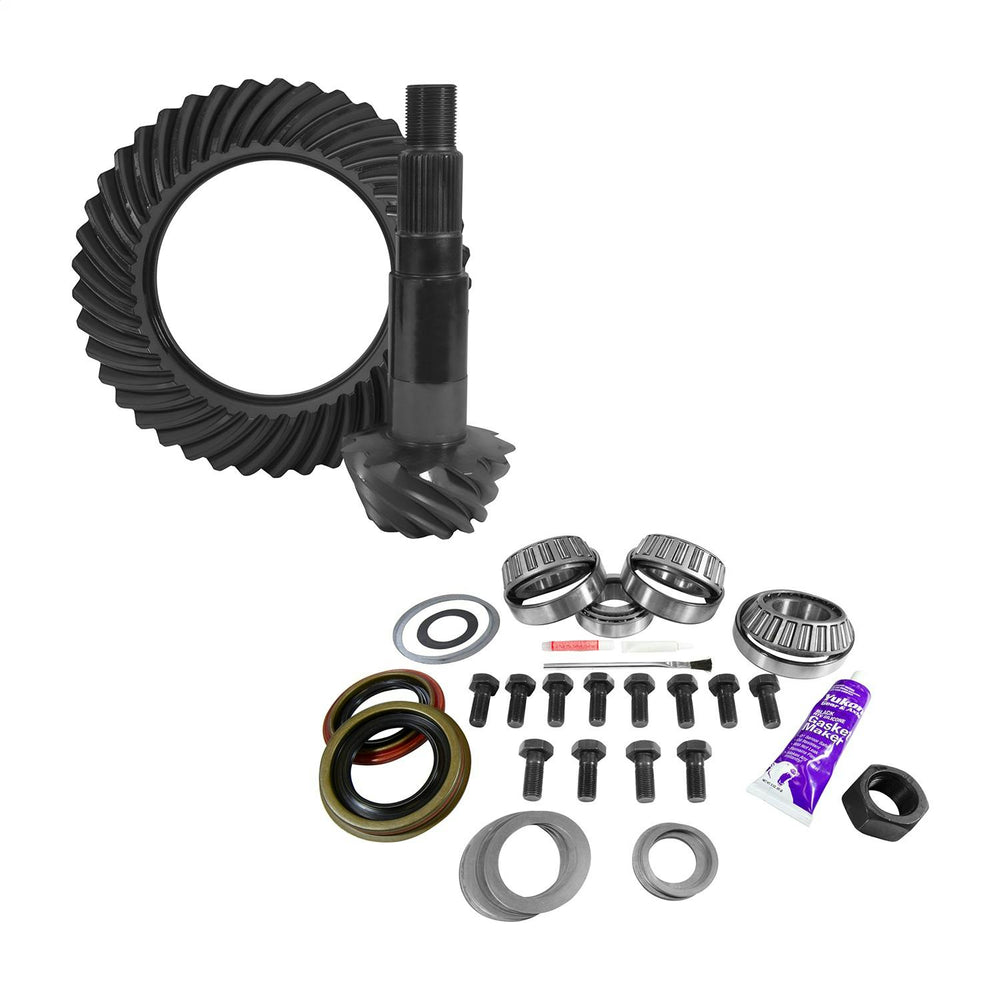 11.25 Dana 80 3.73 Rear Ring Pinion Install Kit 4.375 OD Head Bearing D80 11.25 DANA 3.73 RE