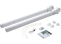 42IN XL WINDOW AWNING ROLLER BLUE FADE WHITE WG