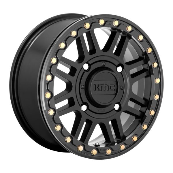 KS250 15X10 4X156 SBLK BLKRING 00MM
