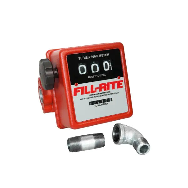 3/4IN BLACK METER KIT FOR PUMPS LITER