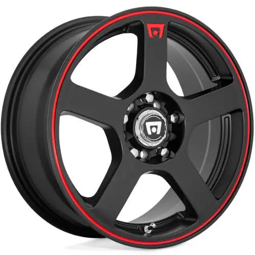 MR116 18X8 5X100/4.5 M-BLK RED-STR 35MM