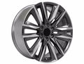 24 IN REPLICA WHEEL FITS CADILLAC ESCALADE CA92 GUNMETAL WITH POLISHED FACE 24
