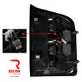 0713 SILVERADO 1500/2500/3500 SIERRA 3500 OLED TAILLIGHTSDRIVE/PASS RED LENS