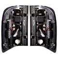0713 SILVERADO 1500/2500/3500 SIERRA 3500 OLED TAILLIGHTSDRIVE/PASS RED LENS