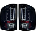 0713 SILVERADO 1500/2500/3500 SIERRA 3500 OLED TAILLIGHTSDRIVE/PASS RED LENS