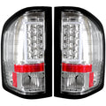 0713 SILVERADO 1500/2500/3500 SIERRA 3500 OLED TAILLIGHTSDRIVE/PASS RED LENS
