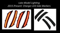 Oracle 08-14 Dodge Challenger Concept Sidemarker Set - Ghosted - Phantom Black Pearl (PXT)