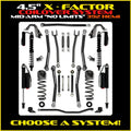 21C WRANGLER JLU 392 4DR 4.5IN X FACTOR PRO ALUM COIL OVER SYS W/ FAST CD ADJU