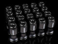 Rays 12x1.50 Formula Lug Nut FN-II Set 20 - Black/Black