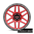 KM544 20X9 6X135 C-RED BLK-LP 00MM