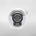 411 COMPLETE RV TOILET W/ CERAMIC BOWL LOW PROFILE BONE