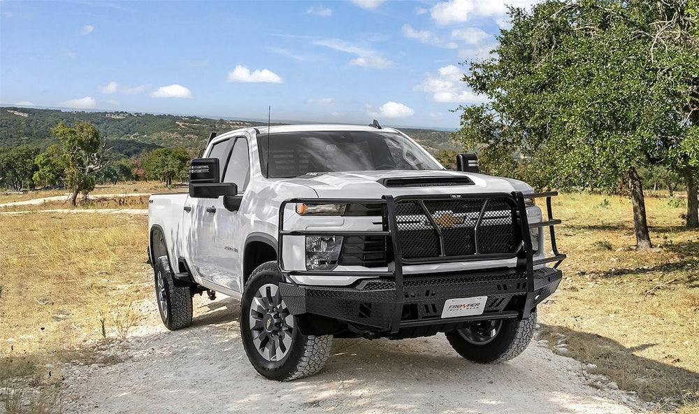 24C SILVERADO 2500/3500HD ORIGINAL FRONT BUMPER REPLACEMENT WITH CAMERA