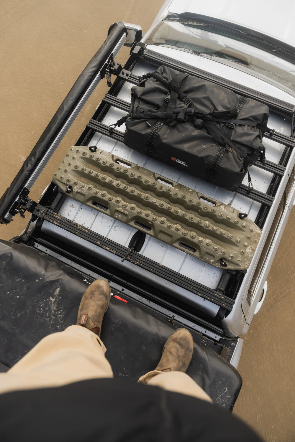~(82 lbs. 64X18X6)~ Toyota Land Cruiser 200 Roof Rack (3/4 Cargo Rack) - Front Runner Slimline II