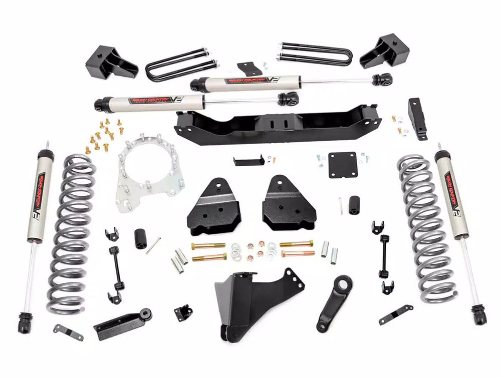 1x 760805 1x 760754 1x 55900BOX1 1x 55002 1x 1550BOX1 1x 9297 6 Inch Lift Kit Dually V2 Ford Super Duty 4WD (2017-2022)