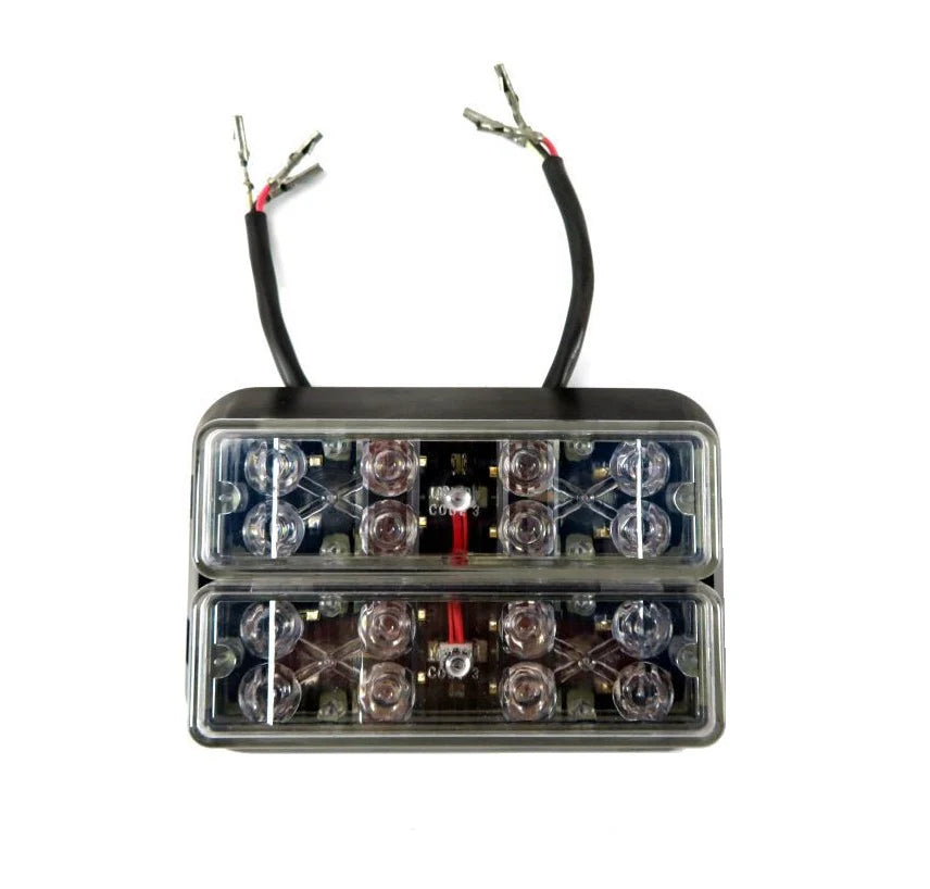 STACKED DUAL HEAD FLASHING LED X B
