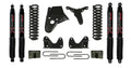 Bronco II Suspension Lift Kit 84-90 Bronco II w/Shock Black MAX Shocks 4 Inch Lift Incl. Heavy Duty Brackets Skyjacker
