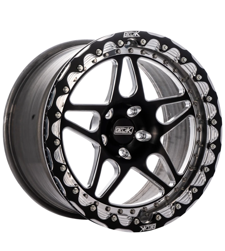 Belak 17x10.5 / 6.5in BS / 5x4.75 BP / HIGH Pad / Series 3 Wheel - Single Beadlock