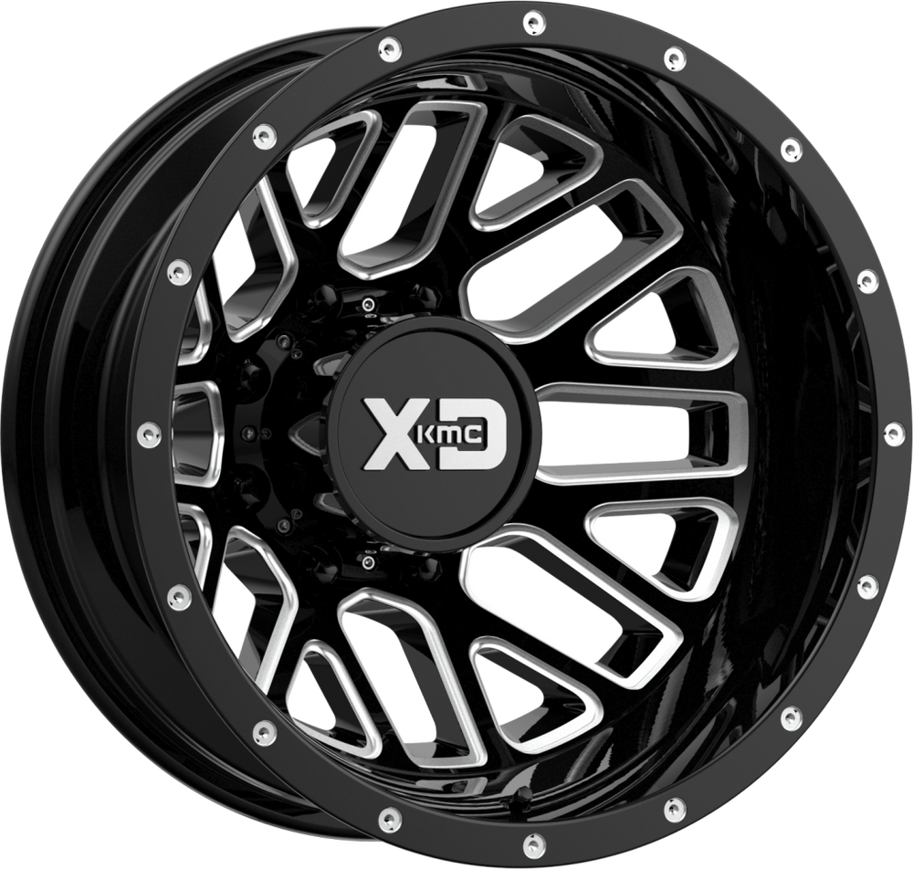 17X6.5 8X6.5 G-BLK MILL -155MM