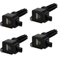 MSD Ignition Coil Ford Ecoboost 2.0L/2.3L L4 Black 4-Pack 2012-2019 Ford Ecoboost 2.0L/2.3L MSD Ignition