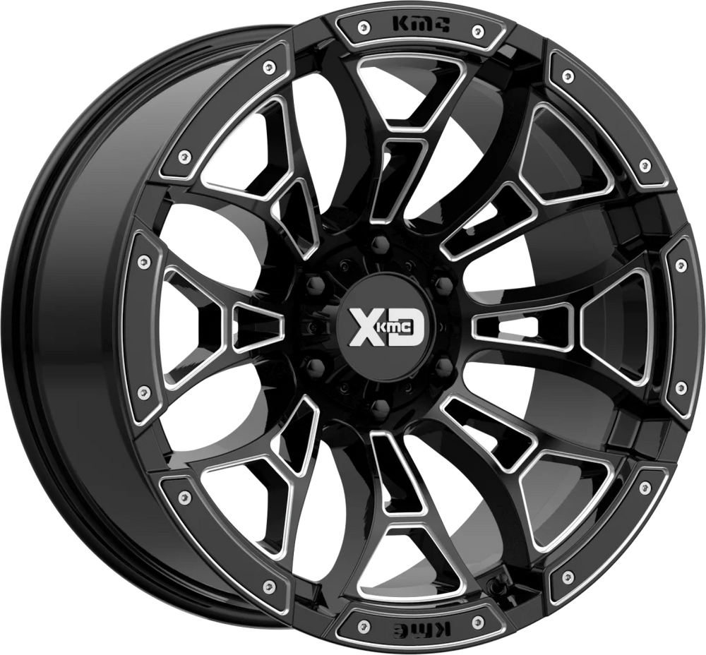 XD841 18X9 6X120 G-BLK MILL 0MM