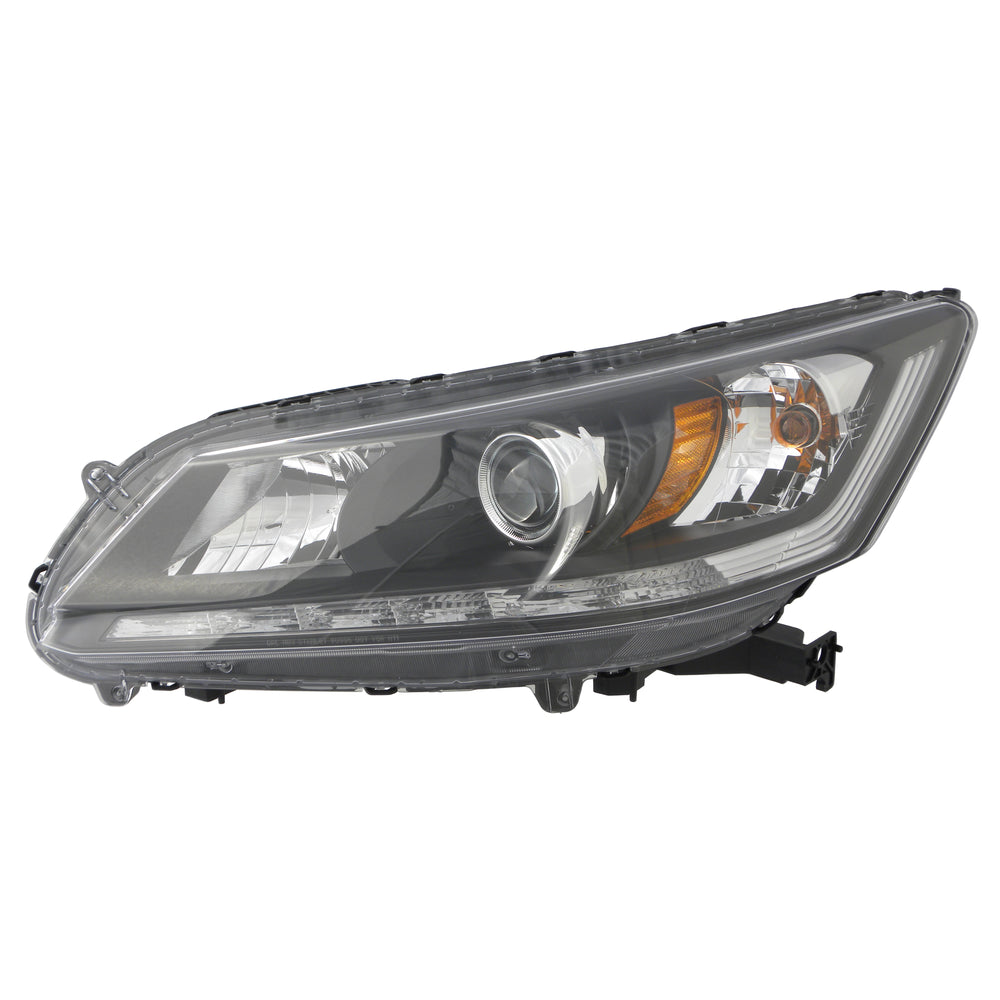 CAPA HD ACCORD 4D 1315 HEADLIGHT ASSY(W/LED DRL)(HALOGEN)(6 CYL) LH