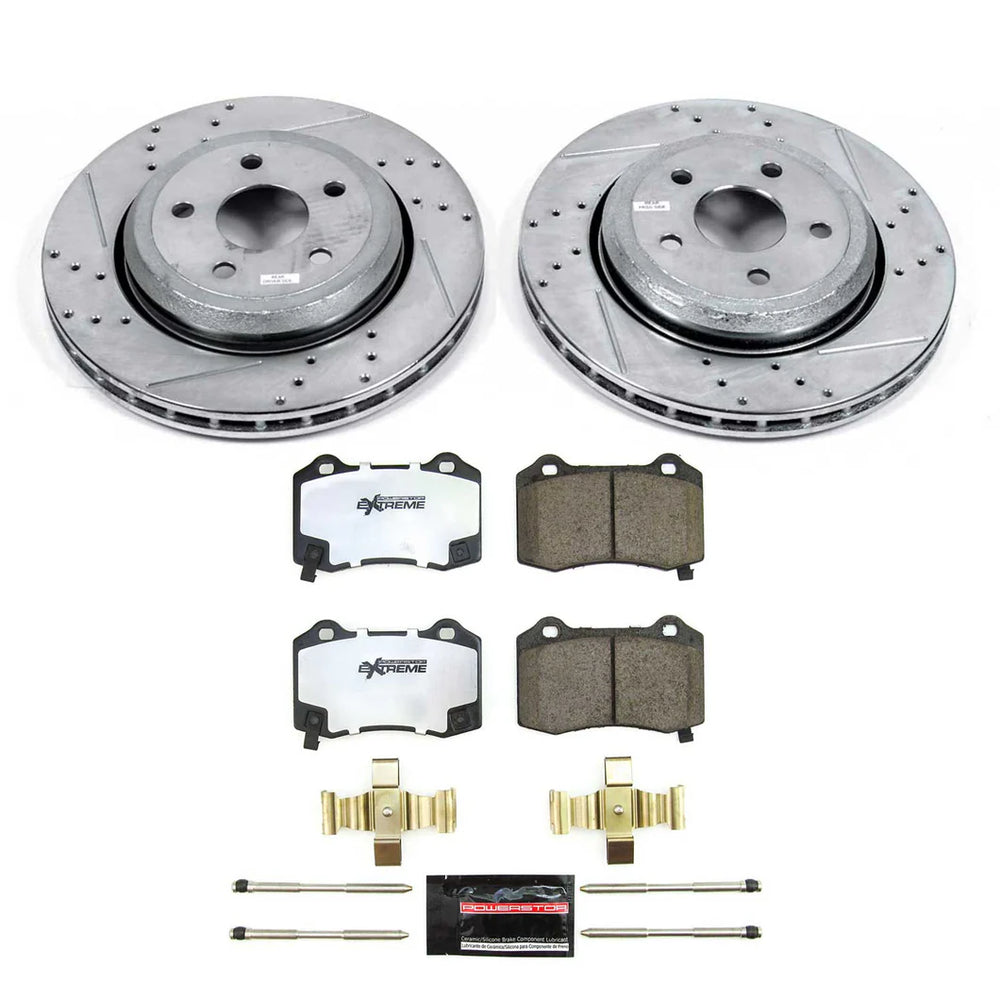 Power Stop 18-21 Jeep Grand Cherokee Rear Z23 Evolution Brake Kit