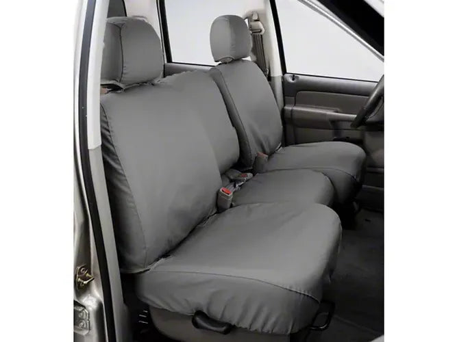 Covercraft 11-16 Ford F-250 Polycotton SeatSaver Custom Second Row Seat Covers - Grey