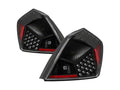 xTune Nissan Altima 07-12 Sedan LED Tail Lights - Black ALT-JH-NA07-4D-LED-BK