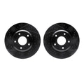 R1 Concepts Brake Rotor- D/S - Black Fits Pontiac GTO