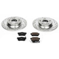 Power Stop 96-01 Infiniti I30 Rear Red Calipers w/Brackets - Pair