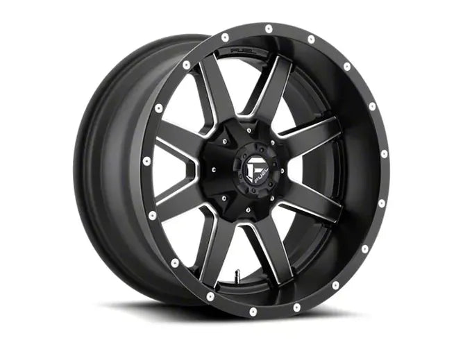 ~(41 lbs. 23X23X11)~ MAVERICK 20x8.25 8x170.00 MATTE BLACK MILLED (122 mm)
