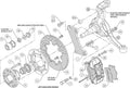 Wilwood Forged Dynalite Front Kit 12.19in 67-69 Camaro 64-72 Nova Chevelle