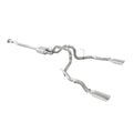 0914 FORD F150 CATBACK EXHAUST SYSTEM POLISHED TUBE W/BLACK TIPS