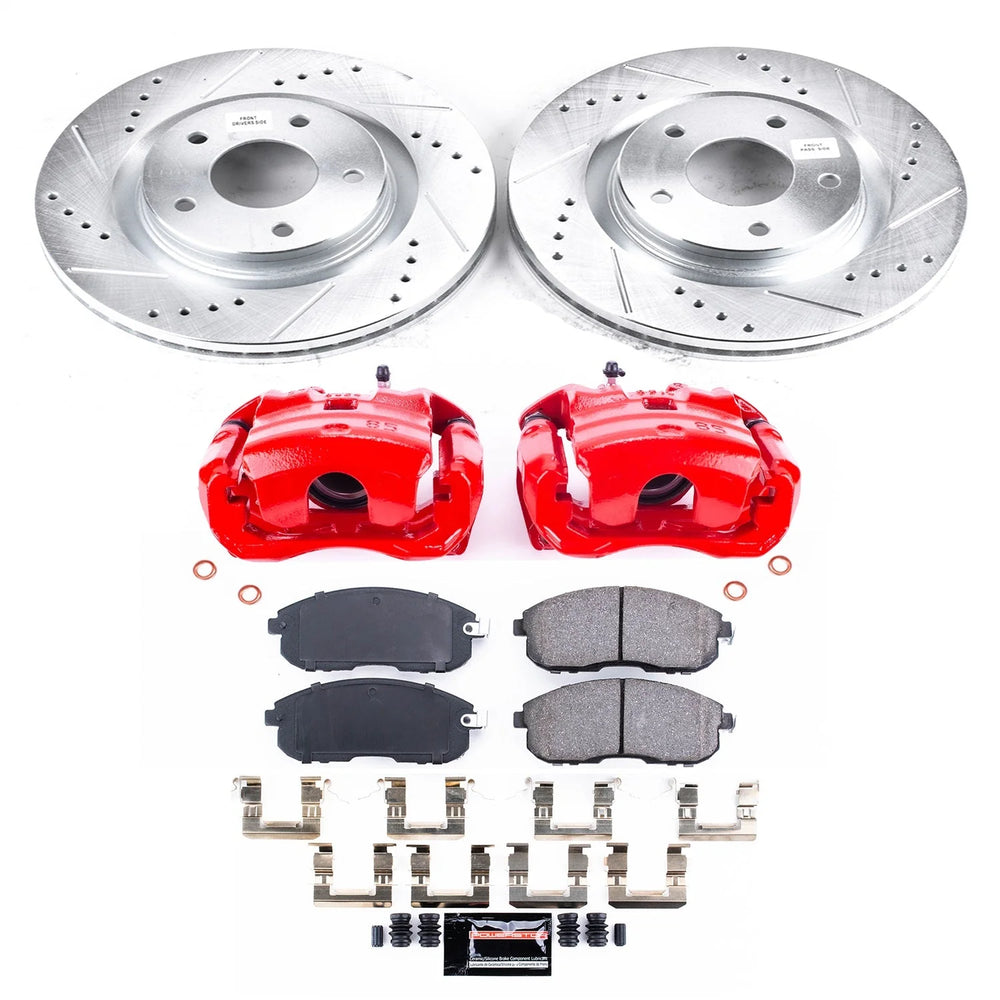 Power Stop 11-17 Nissan Juke Front Z23 Evolution Sport Brake Kit w/Calipers