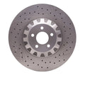 DFC 16-18 Ford Mustang Left Front Drilled Brake Rotor