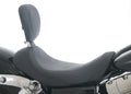 Mustang 06-17 Harley Dyna Wide Tripper Solo Seat Diamond Stitch- Black