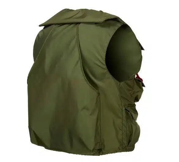 INFLATABLE FISHERMAN'S VEST; OLIVE; L