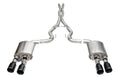 Corsa 24-25 Ford Mustang Dark Horse 5.0L 3in Dual Rear Cat-Back w/Twin 4.5in Black PVD Straight Tips