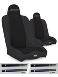 PRP 03-06 Jeep Wrangler TJ Enduro Elite Suspension Seat - Trek Edition - Black (Pair)