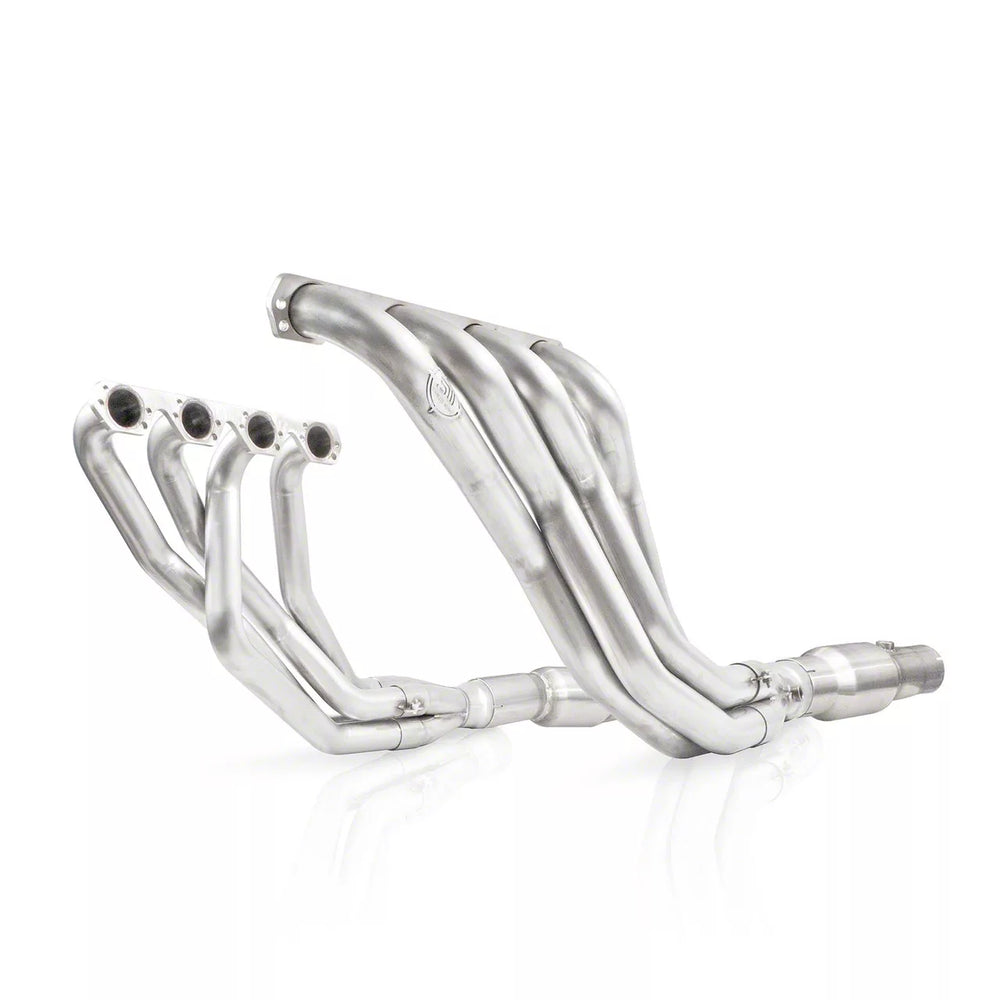 Stainless Works 79-93 Ford Mustang Headers -1-7/8 in Primaries 2 O Clock Trick Flow HP