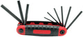 9 PC FOLDING HEX KEY SET SAE