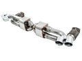 AWE Performance Exhaust and High-Flow Cat Sections for Porsche 991.2 Turbo - Stock Tips