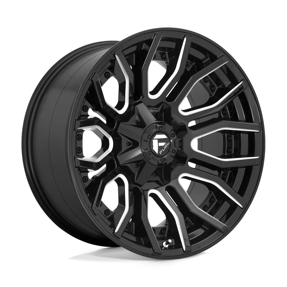 D711 22X10 8X180 GL-BLK-MIL -18MM